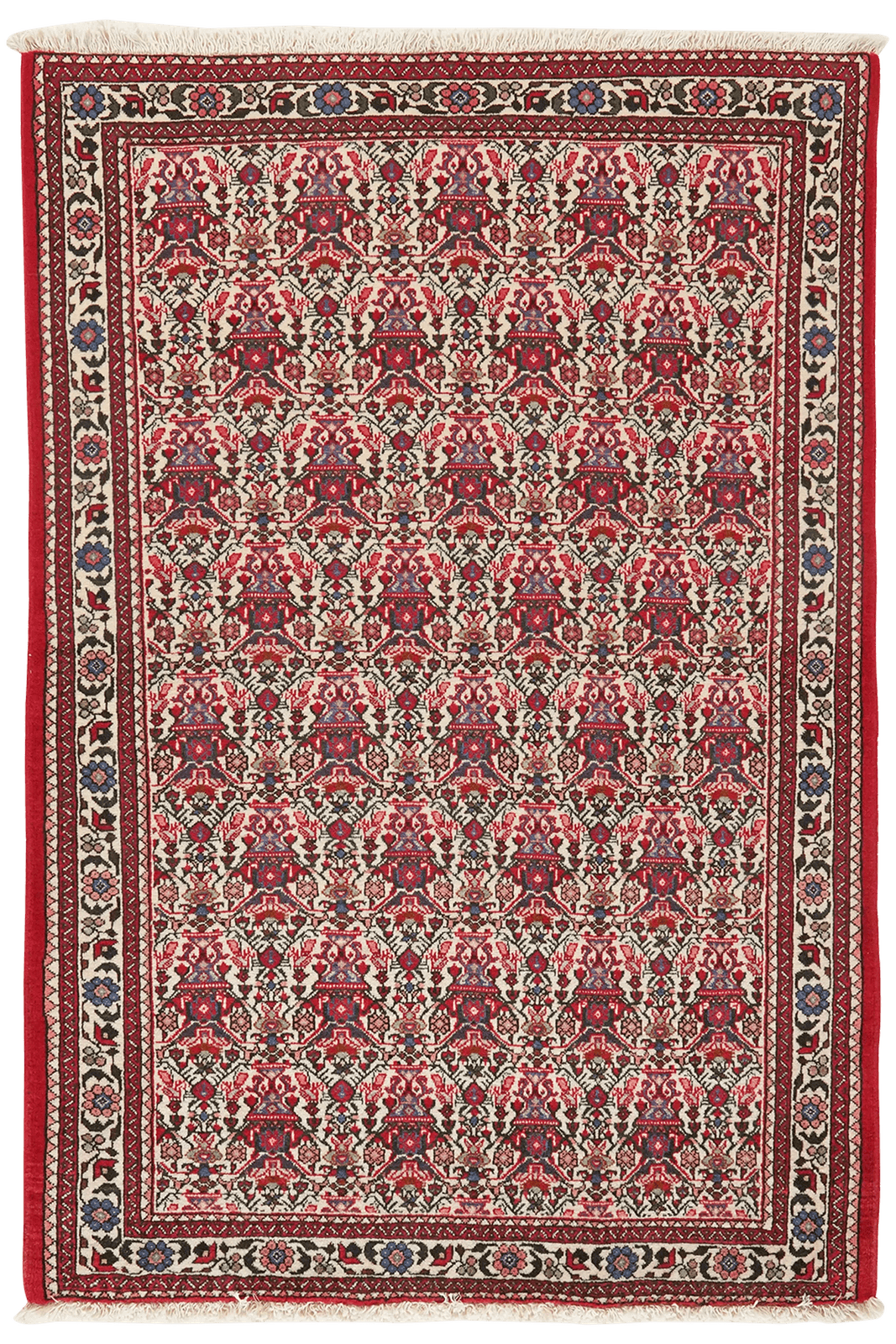 Abadeh — Hand-knotted, 103x153 cm, Beige, 100% Virgin Wool | Main view