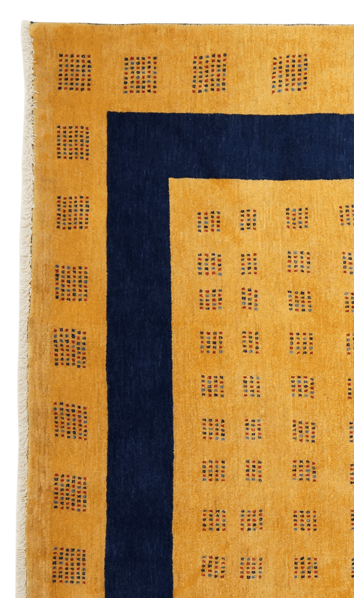 Rizbaf — Handgefertigt, 269x200 cm, Blau, 100% Virgin Wool | View 4