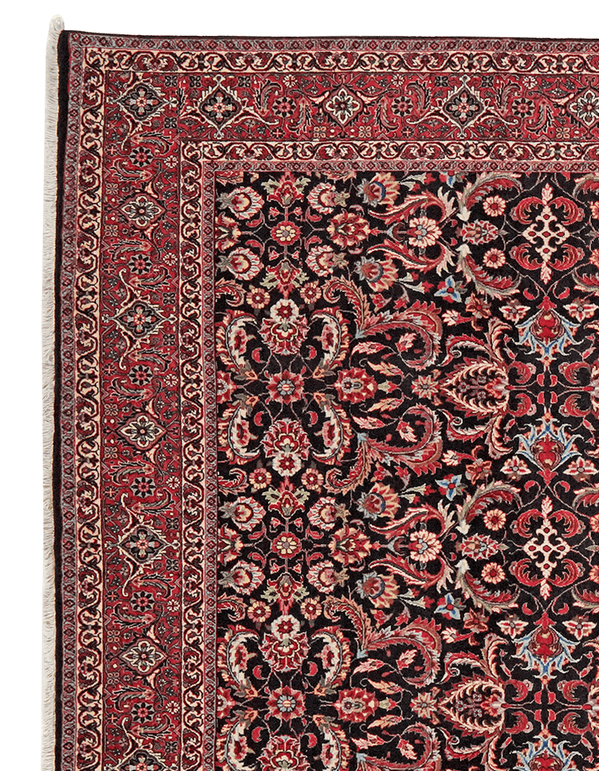 Bidjar Bookan — Hand-knotted, 206x305 cm, Blue, 100% Virgin Wool | View 3