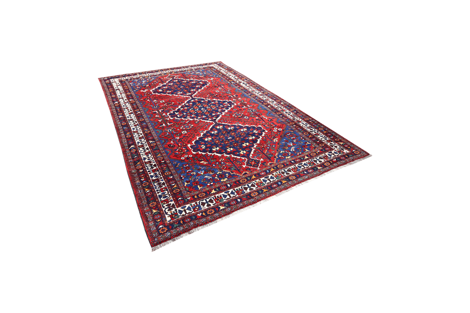 Boynat — Hand-knotted, 227x330 cm, Red, 100% Virgin Wool | View 5