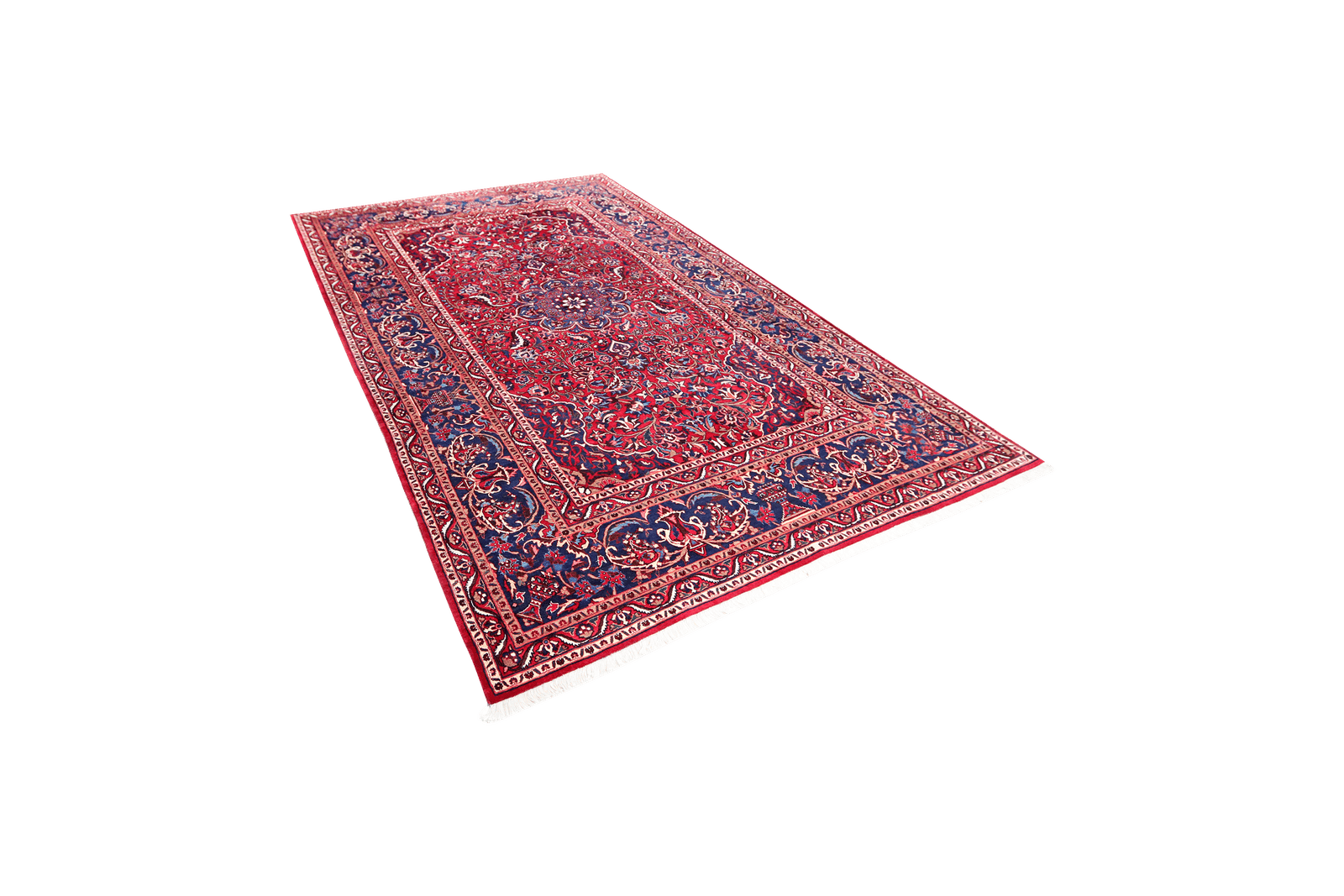 Toudeshk — Hand-knotted, 202x341 cm, Red, 100% Virgin Wool | View 5