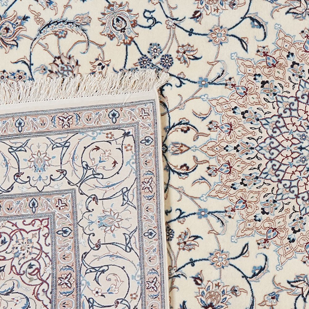 Nain 6La — Hand-knotted, 170x272 cm, Beige, 100% Virgin Wool | View 6