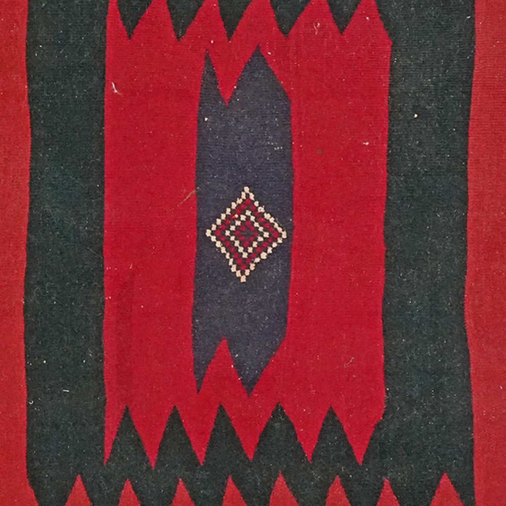 Sofreh Afshar — Handmade, 128x130 cm, Red, 100% Virgin Wool | View 4