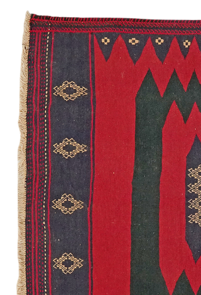 Sofreh Afshar — Handgefertigt, 126x124 cm, Bunt, 100% Virgin Wool | View 4