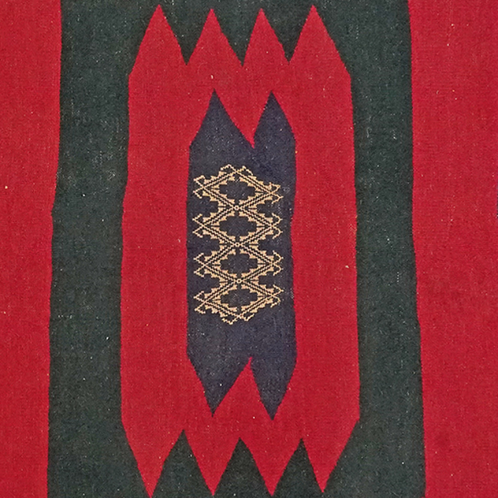 Sofreh Afshar — Handgefertigt, 126x124 cm, Bunt, 100% Virgin Wool | View 5