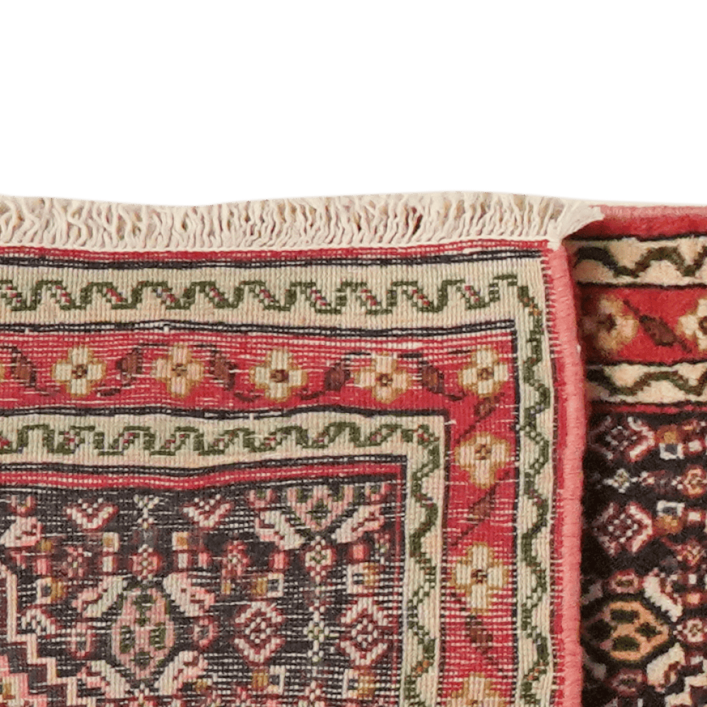 Senneh — Hand-knotted, 52x227 cm, Blue, 100% Virgin Wool | View 6