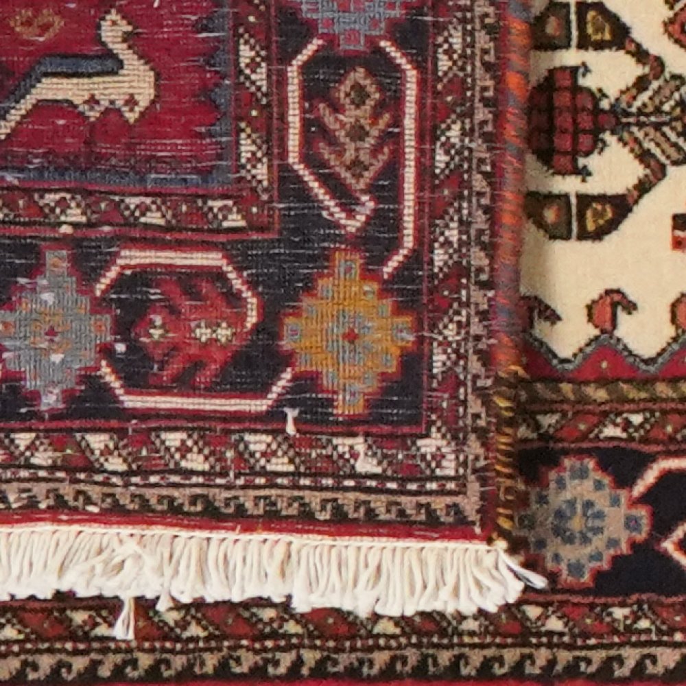 Nasrabad — Hand-knotted, 81x292 cm, Beige, 100% Virgin Wool | View 6