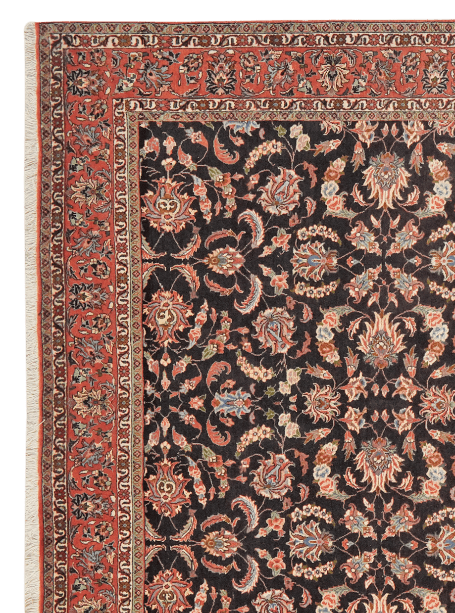 Bidjar — Hand-knotted, 176x248 cm, Blue, 90% Schurwolle, 10% Seide | View 3