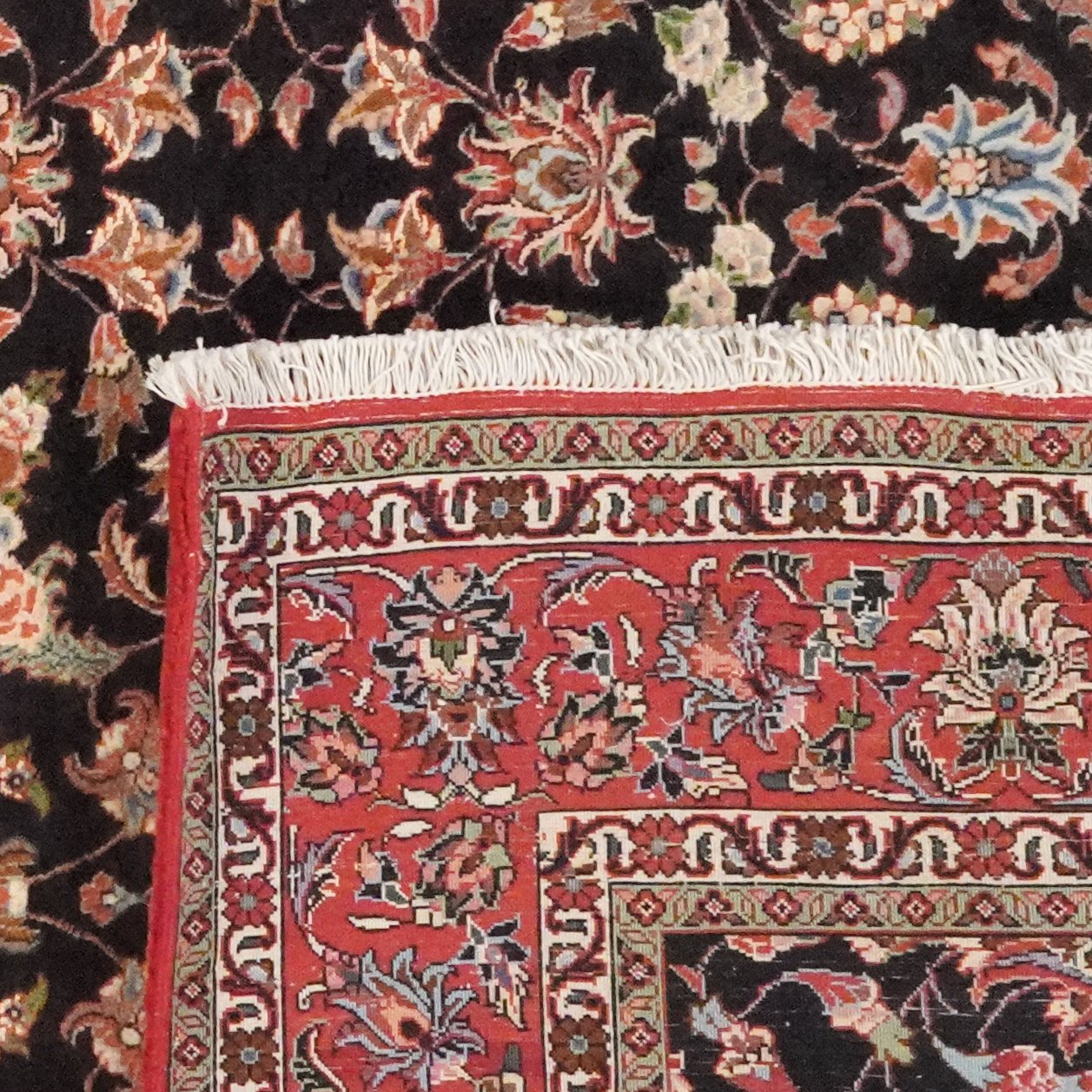 Bidjar — Hand-knotted, 176x248 cm, Blue, 90% Schurwolle, 10% Seide | View 6