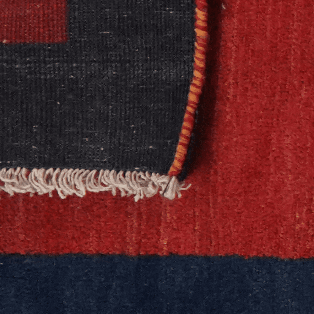 Gabbeh — Hand-knotted, 78x395 cm, Red, 100% Virgin Wool | View 6
