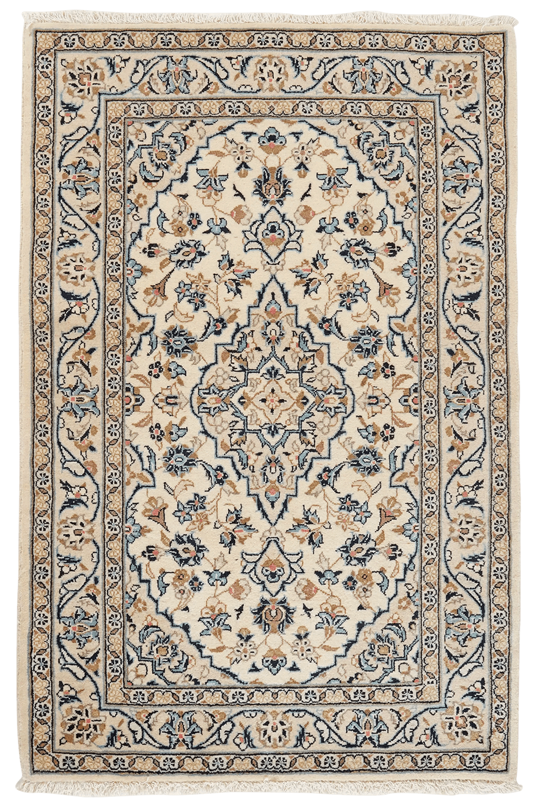 Ardakan — Hand-knotted, 100x157 cm, Beige, 100% Virgin Wool | Main view