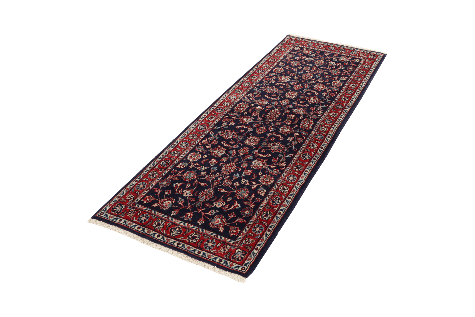 Ardakan — Hand-knotted, 75x200 cm, Blue, 100% Virgin Wool | View 5