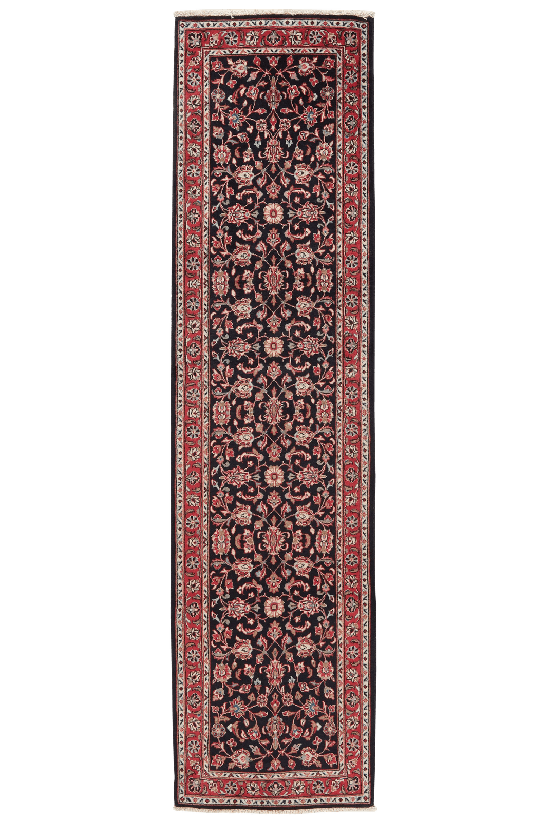 Ardakan — Hand-knotted, 75x298 cm, Blue, 100% Virgin Wool | Main view