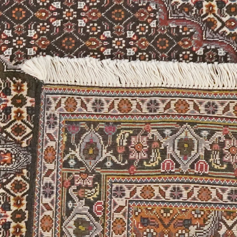 Tabriz 40 Raj — Hand-knotted, 103x157 cm, Black, 100% Virgin Wool | View 6