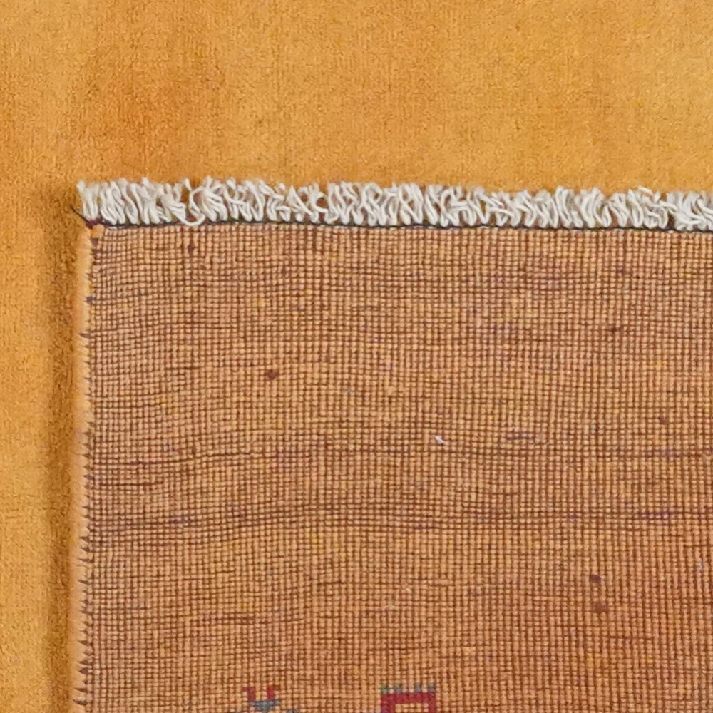 Gabbeh — Hand-knotted, 239x337 cm, Yellow, 100% Virgin Wool | View 6