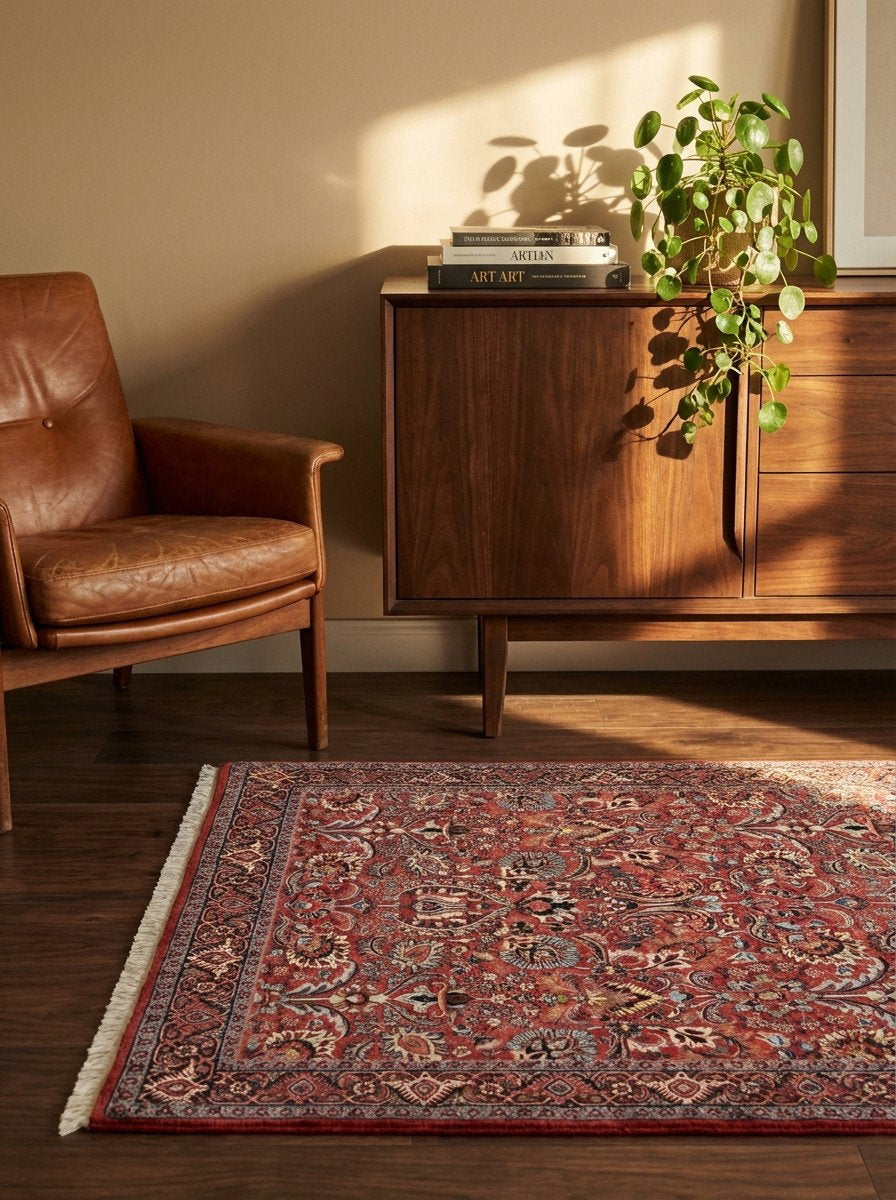 Bidjar Bookan — Handgefertigt, 176x112 cm, Blau, 100% Virgin Wool | Back view