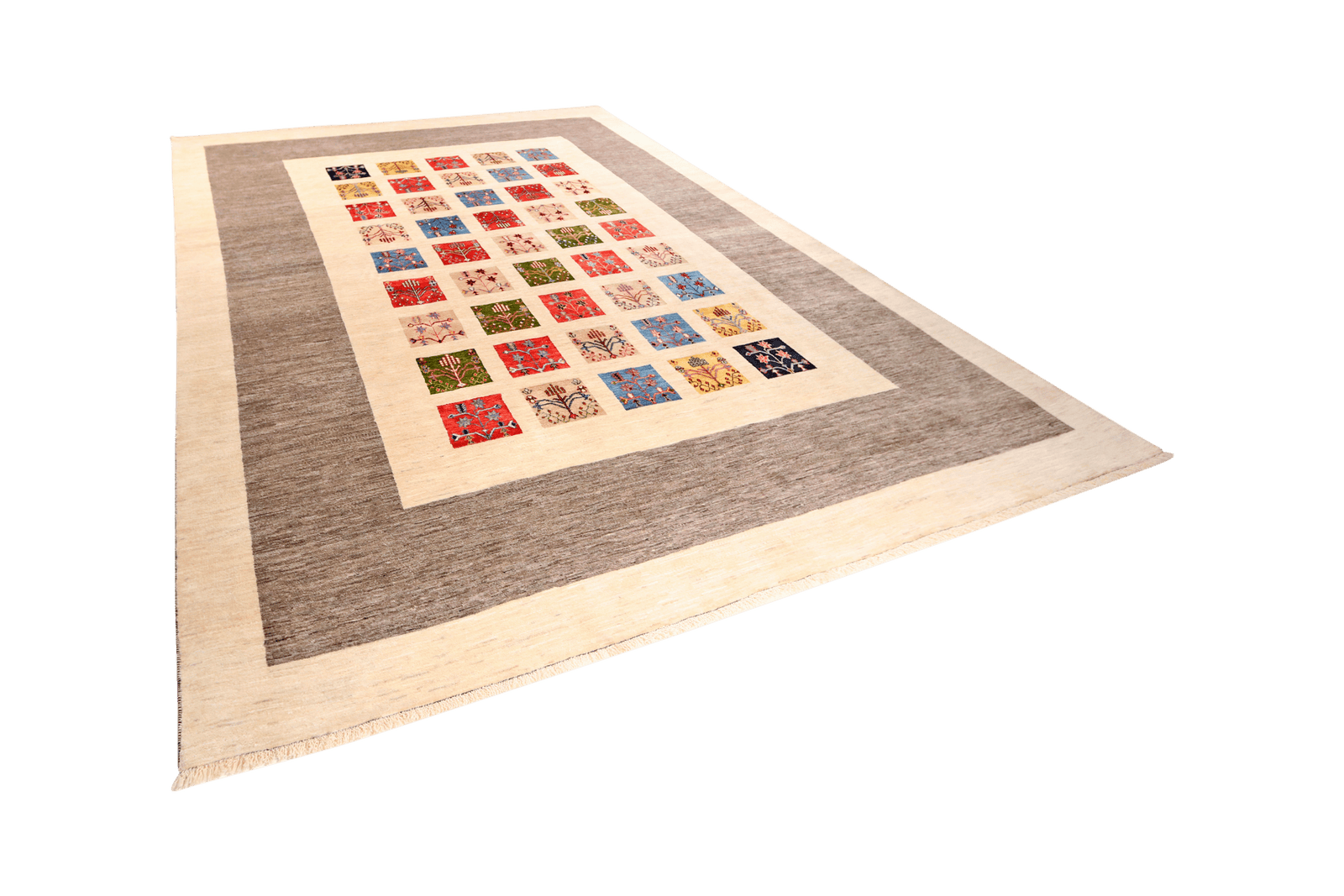 Rizbaf — Hand-knotted, 296x399 cm, Beige, 100% Virgin Wool | View 5