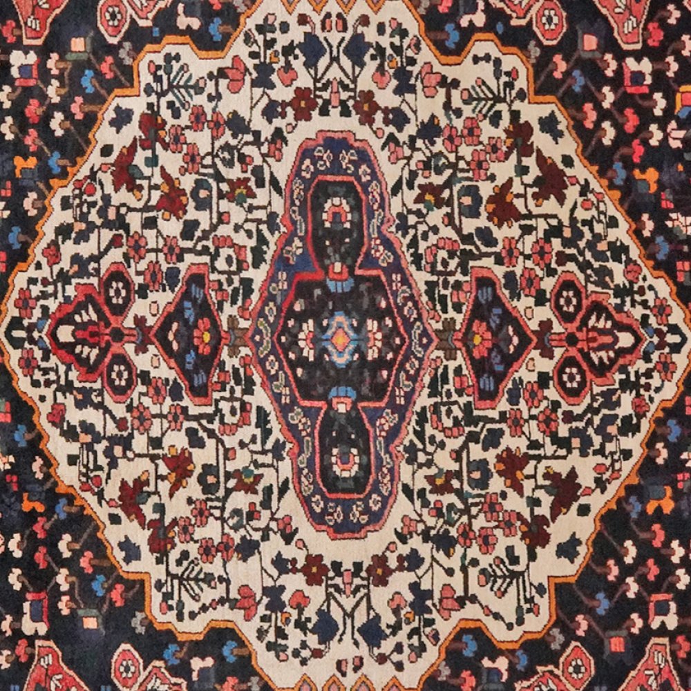 Armanibaf — Hand-knotted, 227x335 cm, Blue, 100% Virgin Wool | View 4