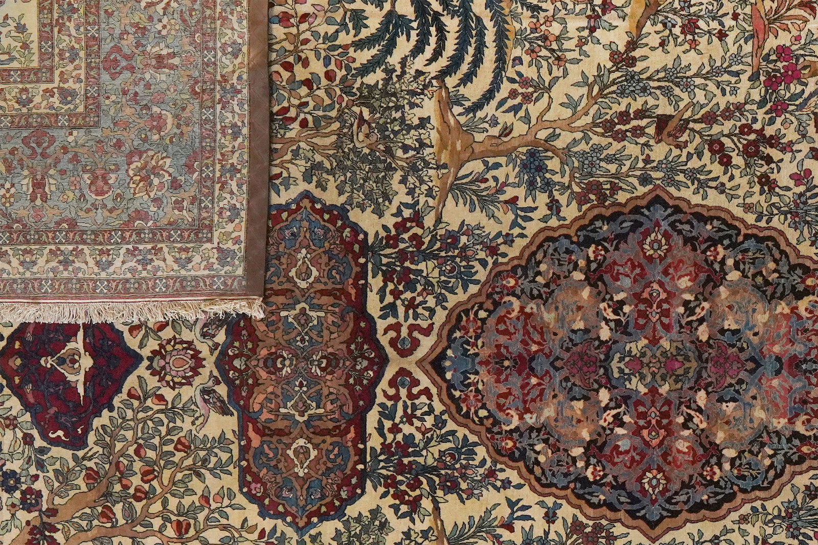 Teheran — Handgefertigt, 468x308 cm, Blau, 100% Virgin Wool | View 6