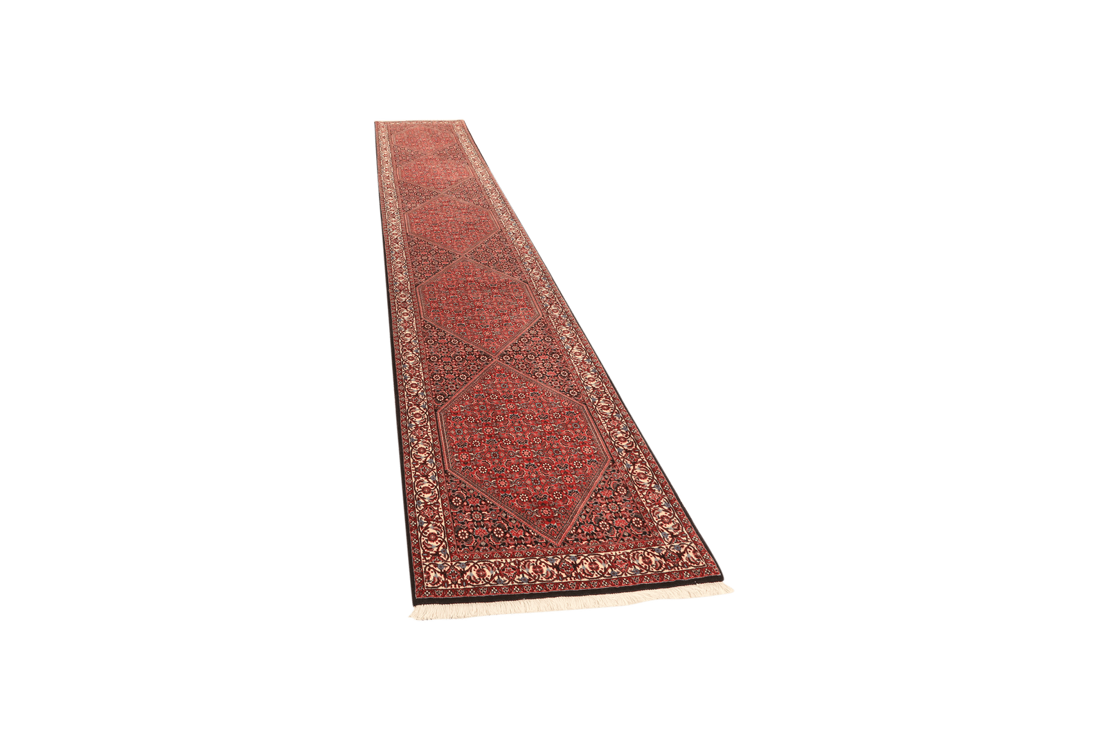 Bidjar Bookan — Hand-knotted, 83x403 cm, Red, 100% Virgin Wool | View 5