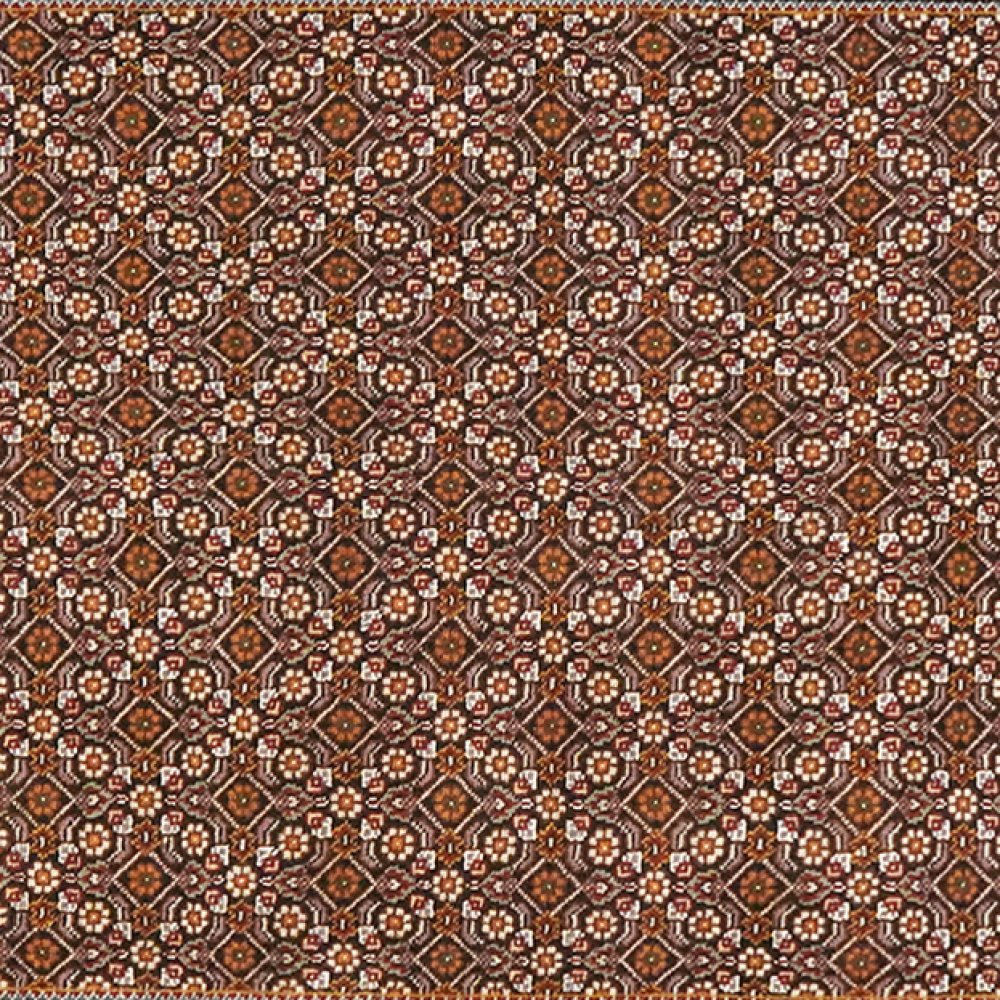 Tabriz 40 Raj — Hand-knotted, 101x159 cm, Black, 100% Virgin Wool | View 4