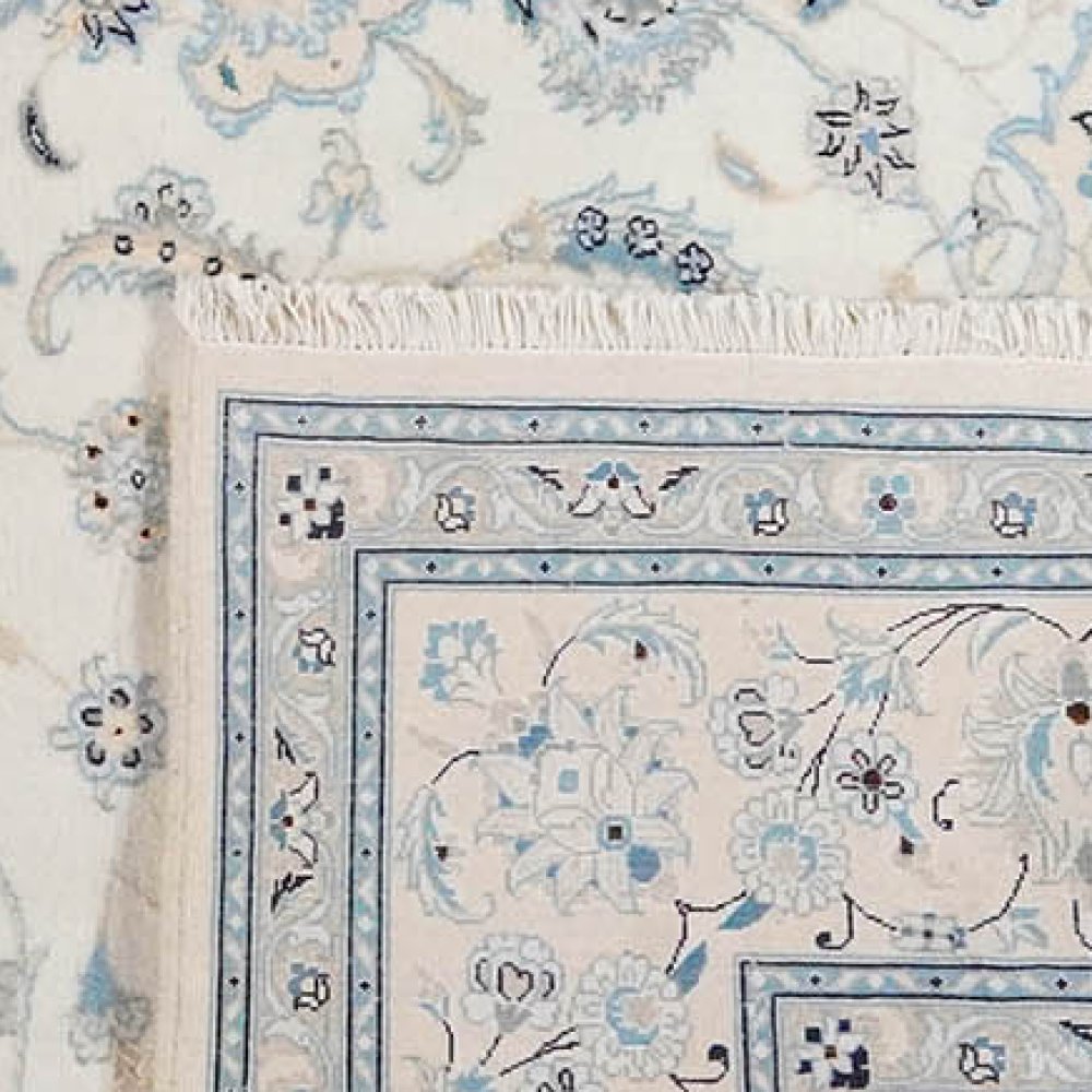Nain 12La — Hand-knotted, 255x302 cm, Beige, 100% Virgin Wool | View 6