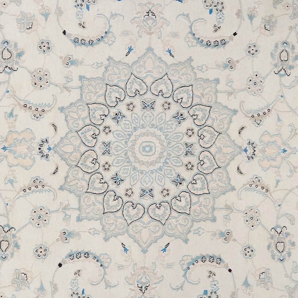 Nain 12La — Hand-knotted, 247x298 cm, Beige, 100% Virgin Wool | View 4