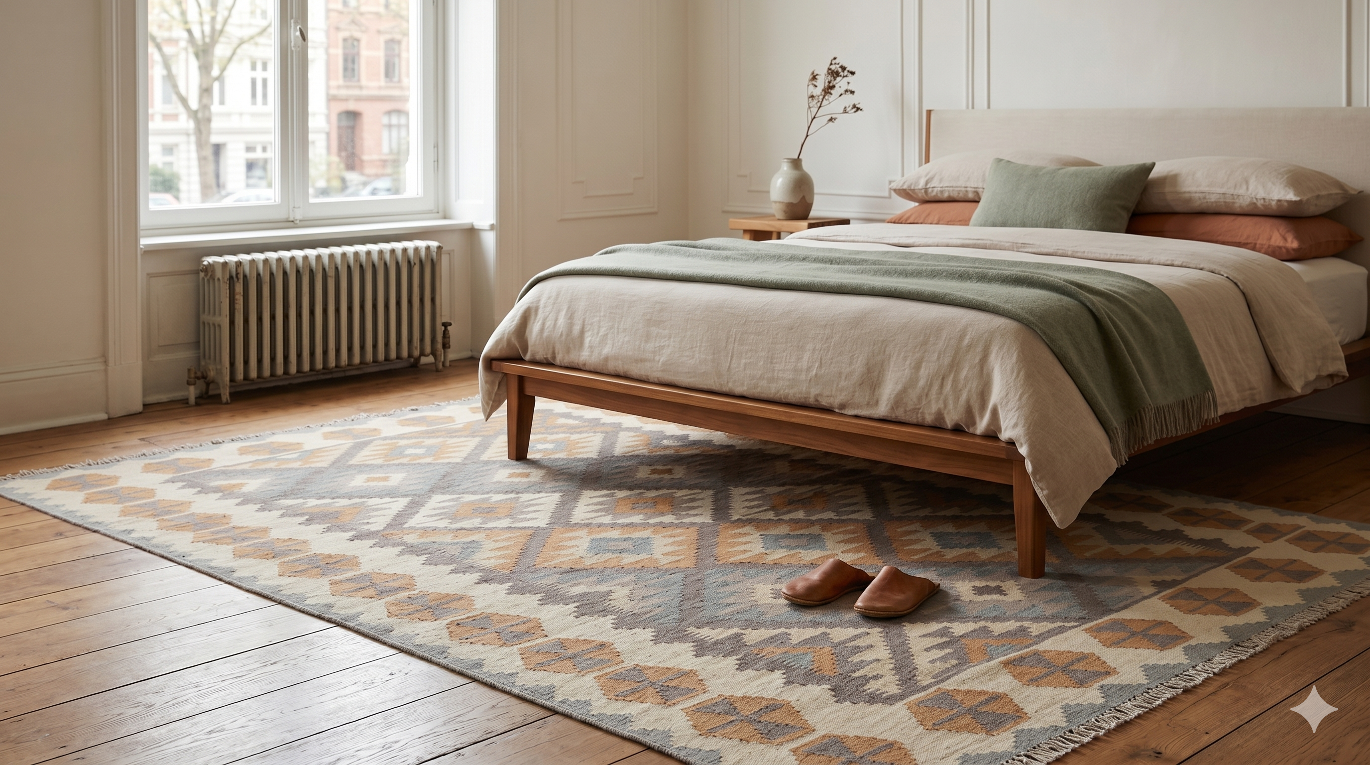 Welche Teppichgröße fürs Schlafzimmer?