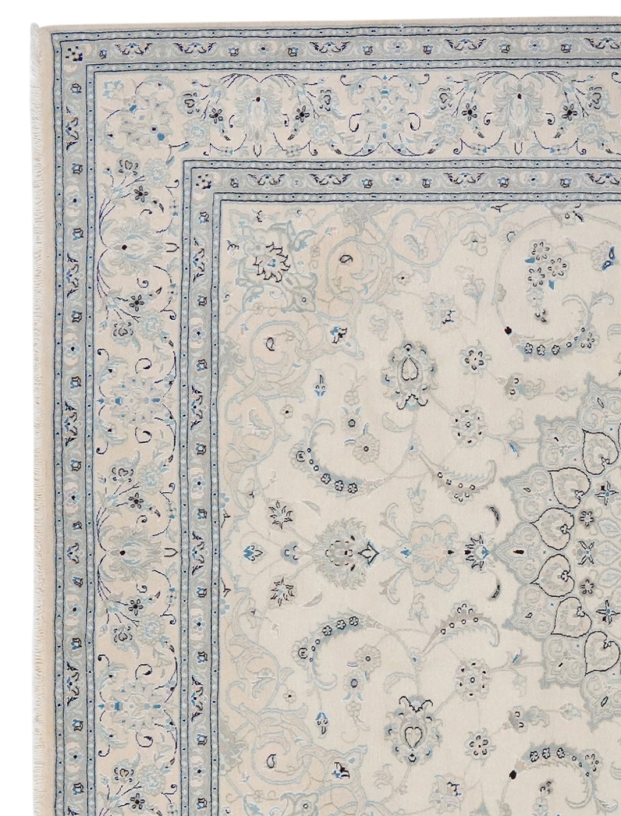 Nain 12La — Hand-knotted, 255x300 cm, Beige, 100% Virgin Wool | View 3