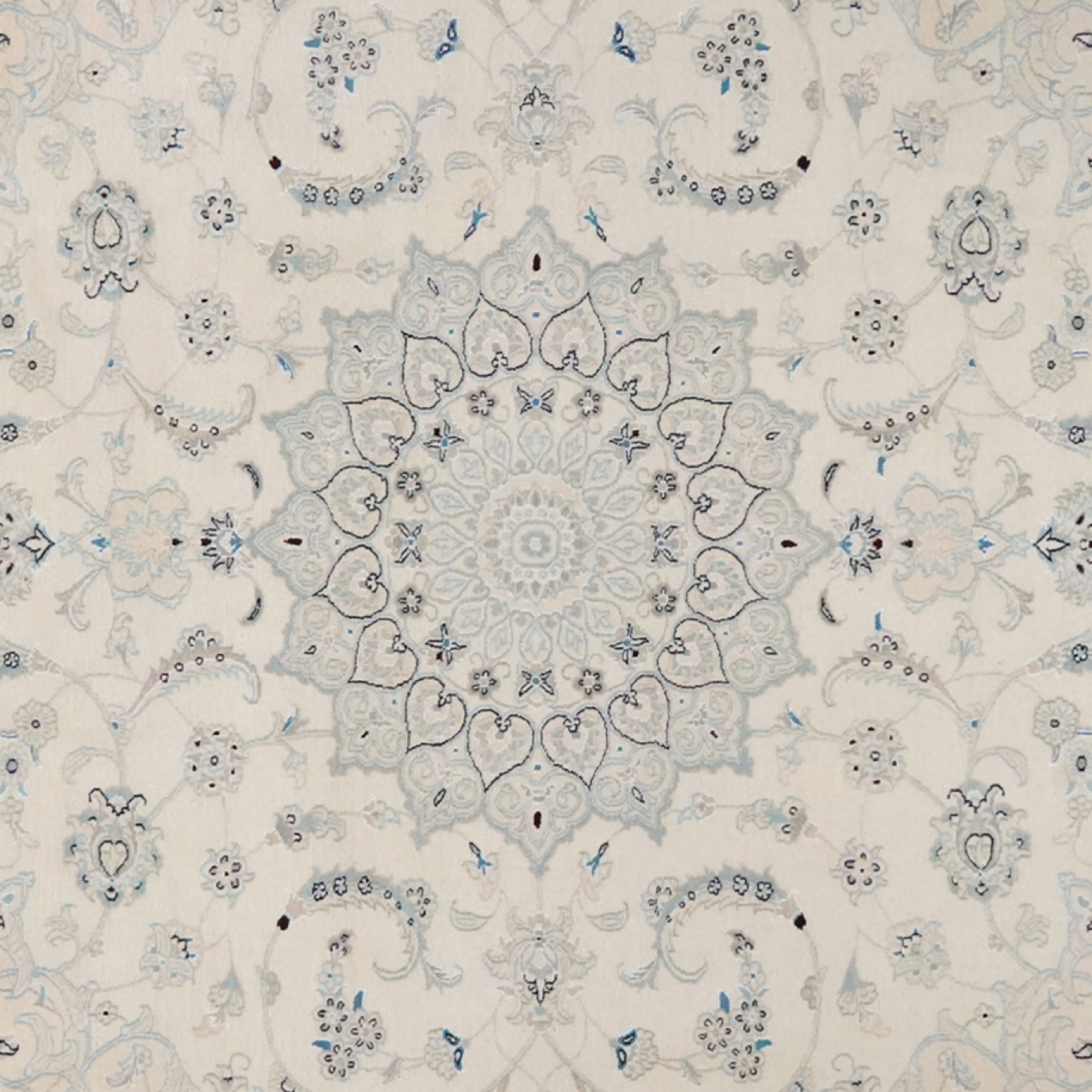 Nain 12La — Handgefertigt, 300x255 cm, Beige, 100% Virgin Wool | View 5