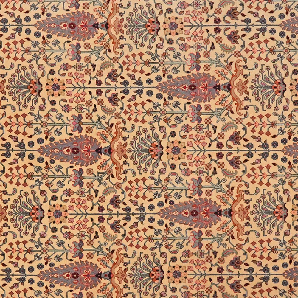 Tabriz 50 Raj — Hand-knotted, 199x292 cm, Beige, 100% Virgin Wool | View 4