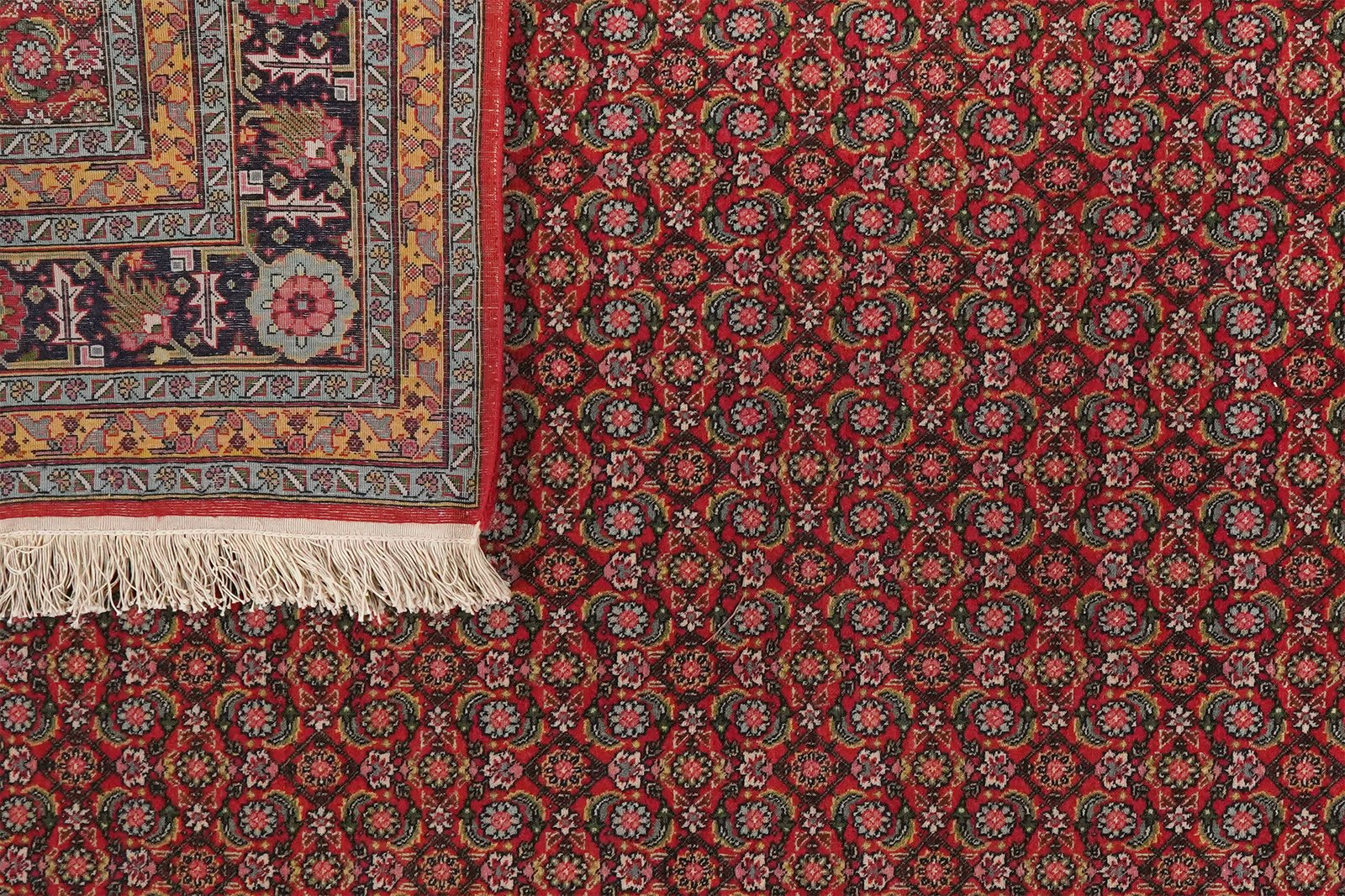 Tabriz Old — Hand-knotted, 146x196 cm, Red, 100% Virgin Wool | View 5