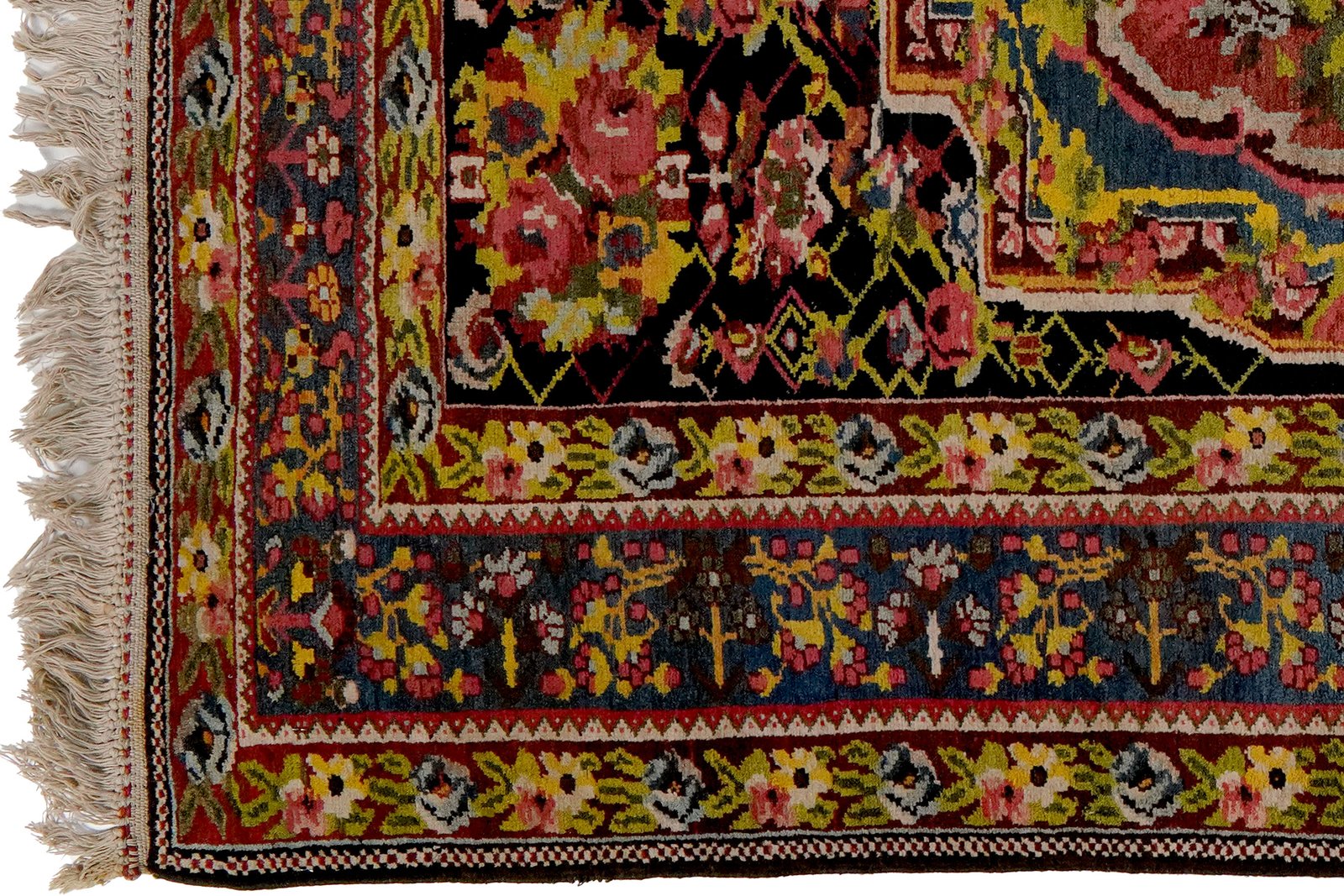Bakhtiar — Hand-knotted, 145x217 cm, Blue, 100% Virgin Wool | View 3