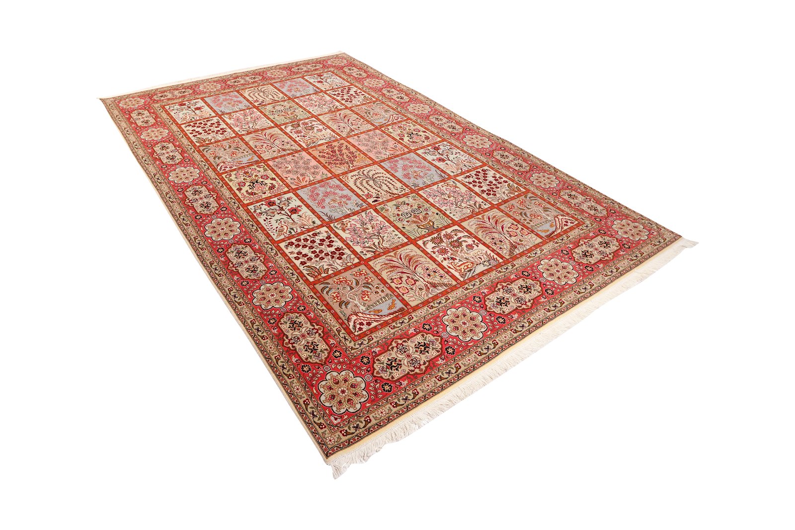 Tabriz 50 Raj — Hand-knotted, 200x299 cm, Multicolor, 100% Virgin Wool | View 5
