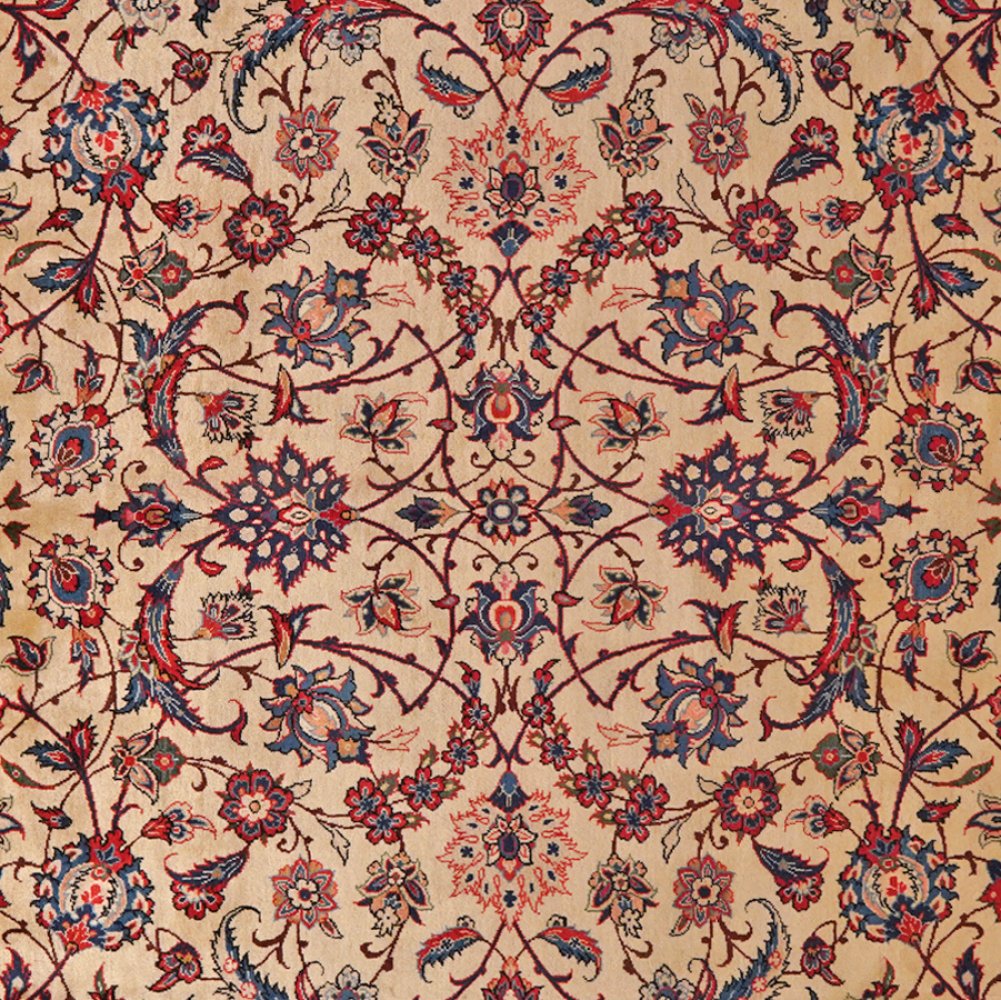 Yazd — Hand-knotted, 292x398 cm, Beige, 100% Virgin Wool | View 4