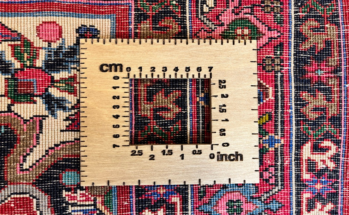 Bidjar — Hand-knotted, 155x254 cm, Red, 100% Virgin Wool | View 11