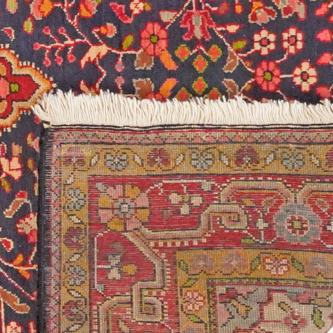 Djozan — Hand-knotted, 130x208 cm, Blue, 100% Virgin Wool | View 6