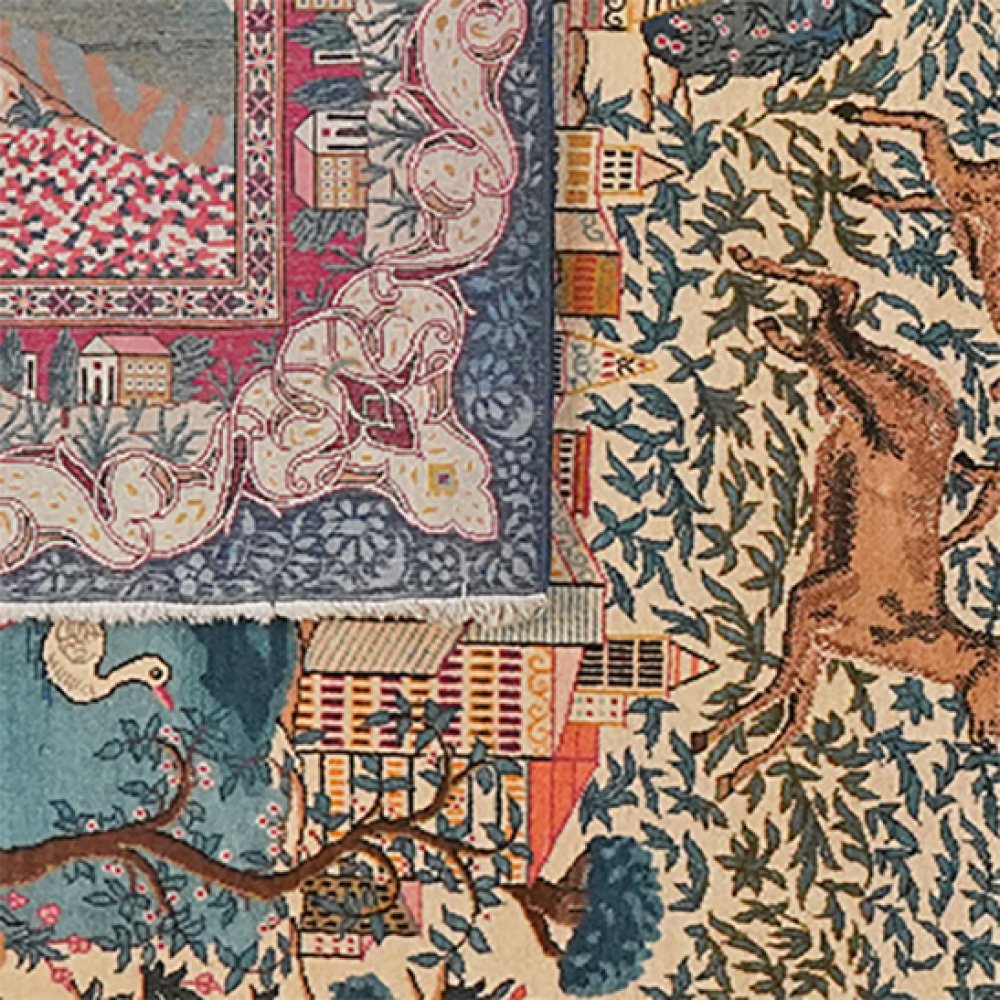 Kashan — Hand-knotted, 136x206 cm, Multicolor, 100% Virgin Wool | View 6