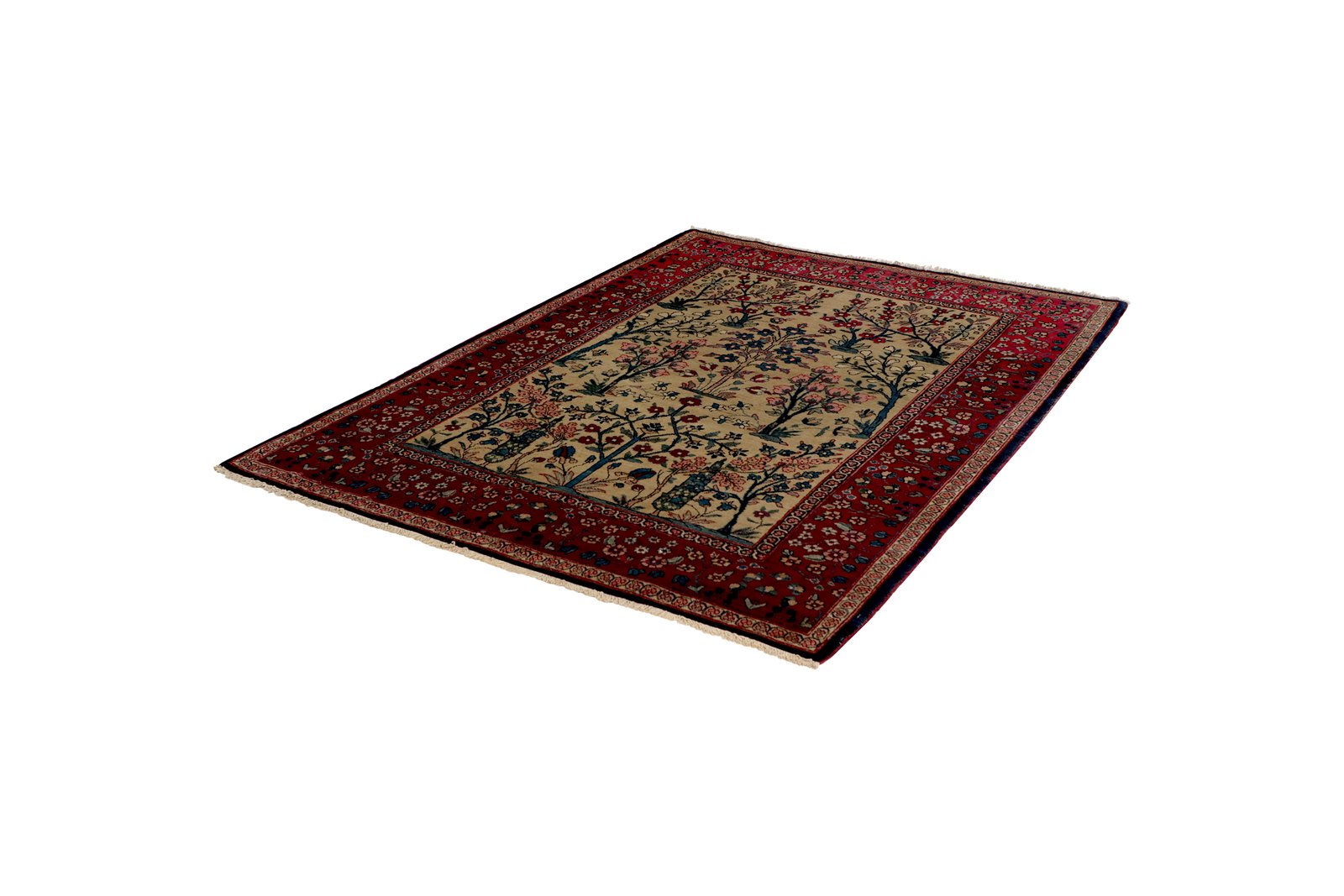 Tabriz Antique — Hand-knotted, 143x190 cm, Beige, 100% Virgin Wool | View 5