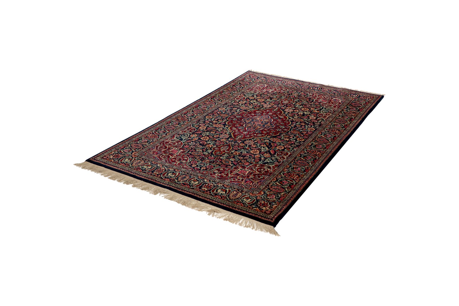 Kashan — Hand-knotted, 134x200 cm, Beige, 100% Virgin Wool | View 5