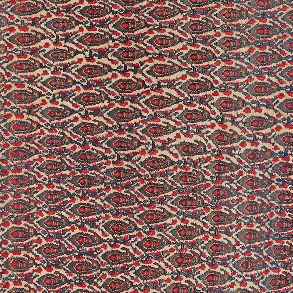 Senneh — Hand-knotted, 136x196 cm, Beige, 100% Virgin Wool | View 4
