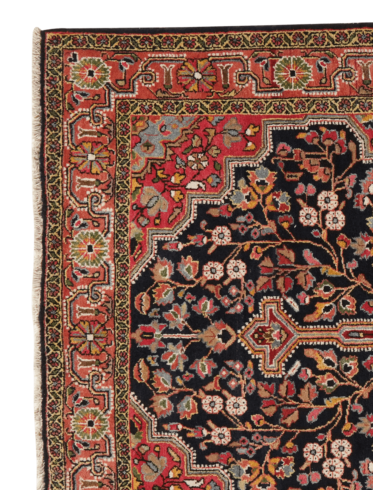Djozan — Hand-knotted, 138x198 cm, Blue, 100% Virgin Wool | View 3