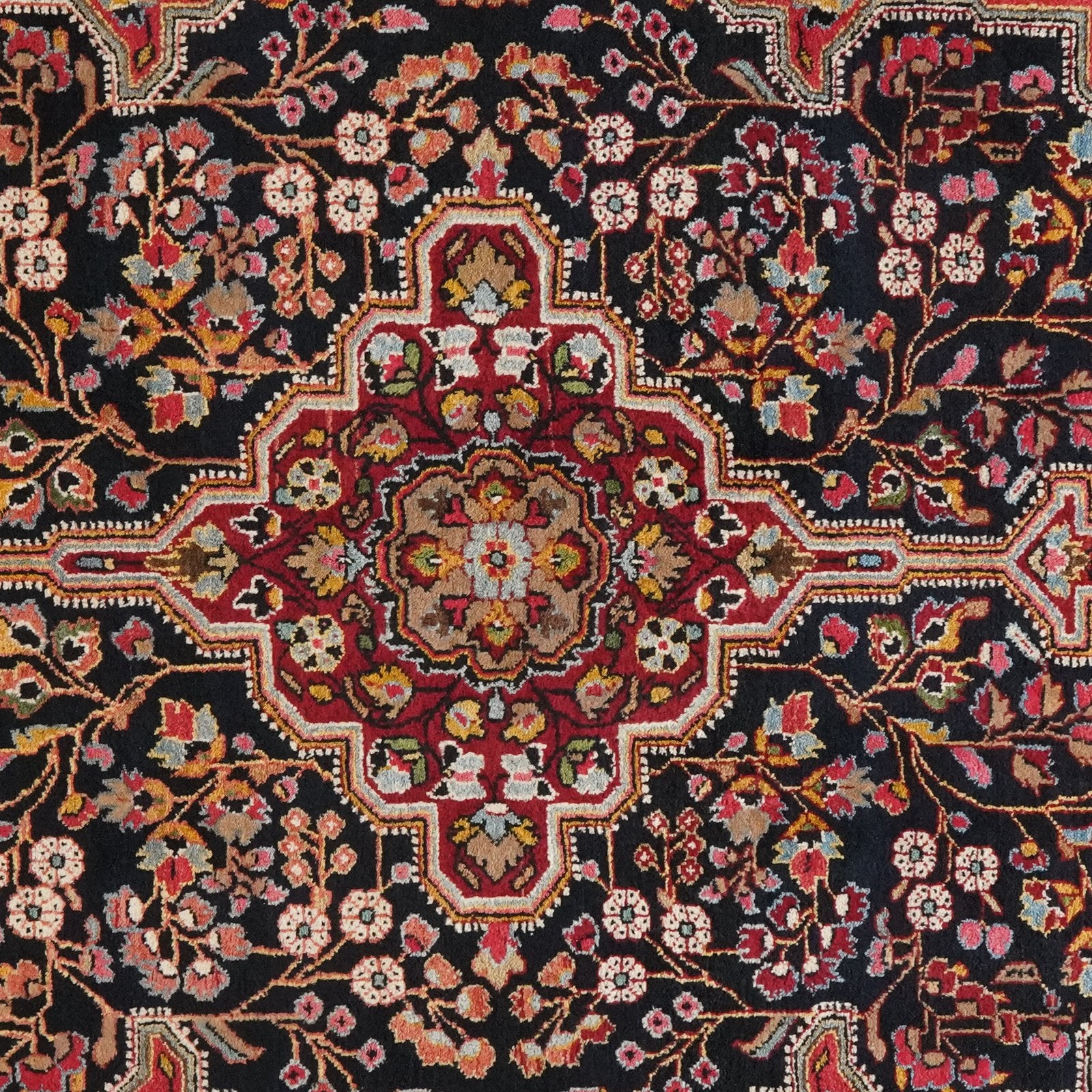 Djozan — Hand-knotted, 138x198 cm, Blue, 100% Virgin Wool | View 4
