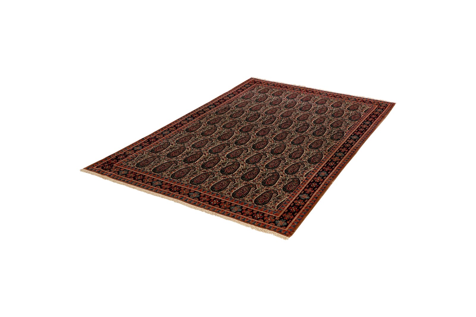 Senneh — Hand-knotted, 138x200 cm, Beige, 100% Virgin Wool | View 5