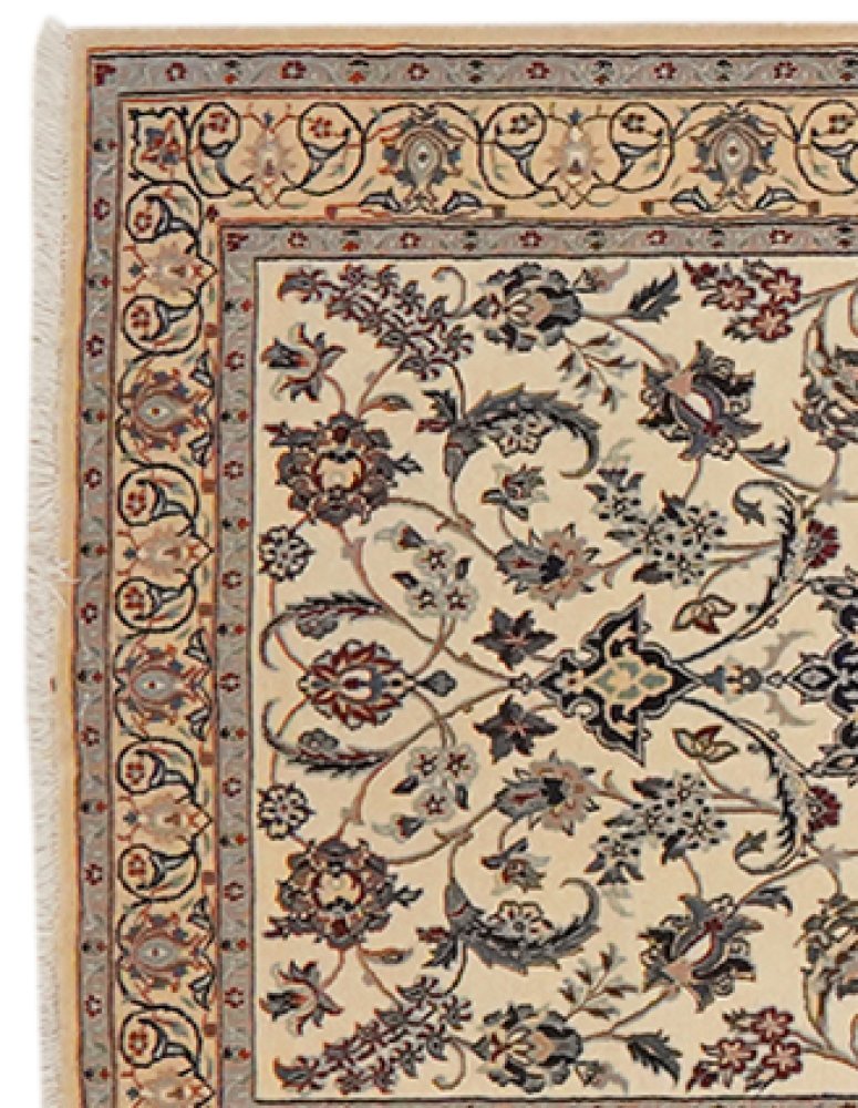 Nain 6La — Hand-knotted, 86x373 cm, Beige, 100% Virgin Wool | View 3