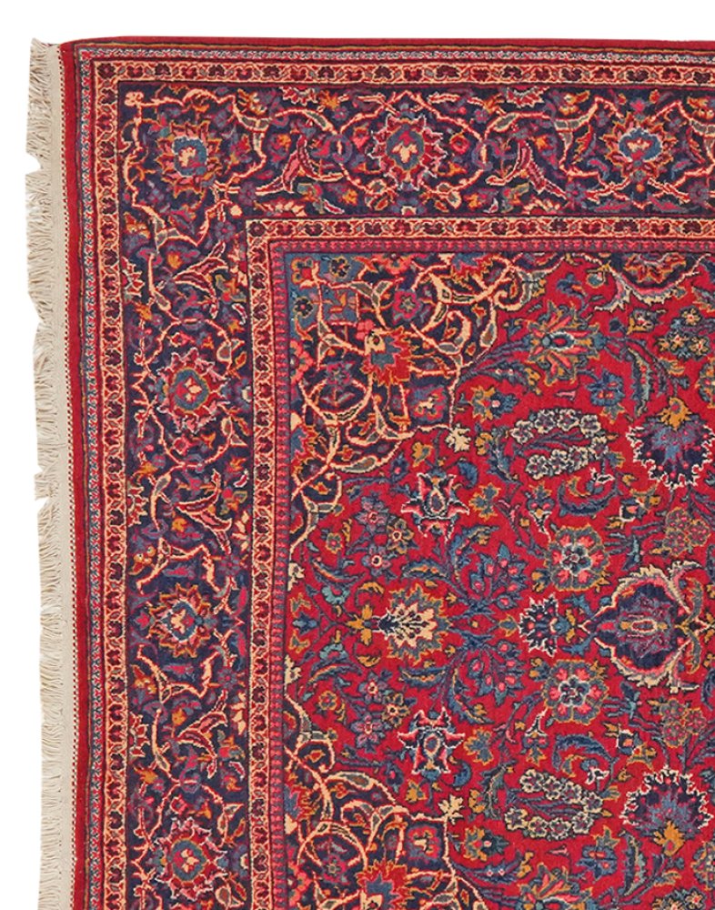 Ghazvin — Hand-knotted, 130x198 cm, Red, 100% Virgin Wool | View 3