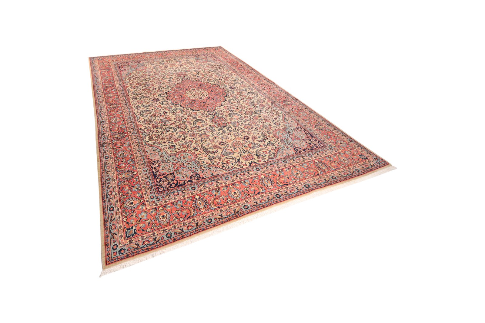 Sarough — Hand-knotted, 255x353 cm, Beige, 100% Virgin Wool | View 5