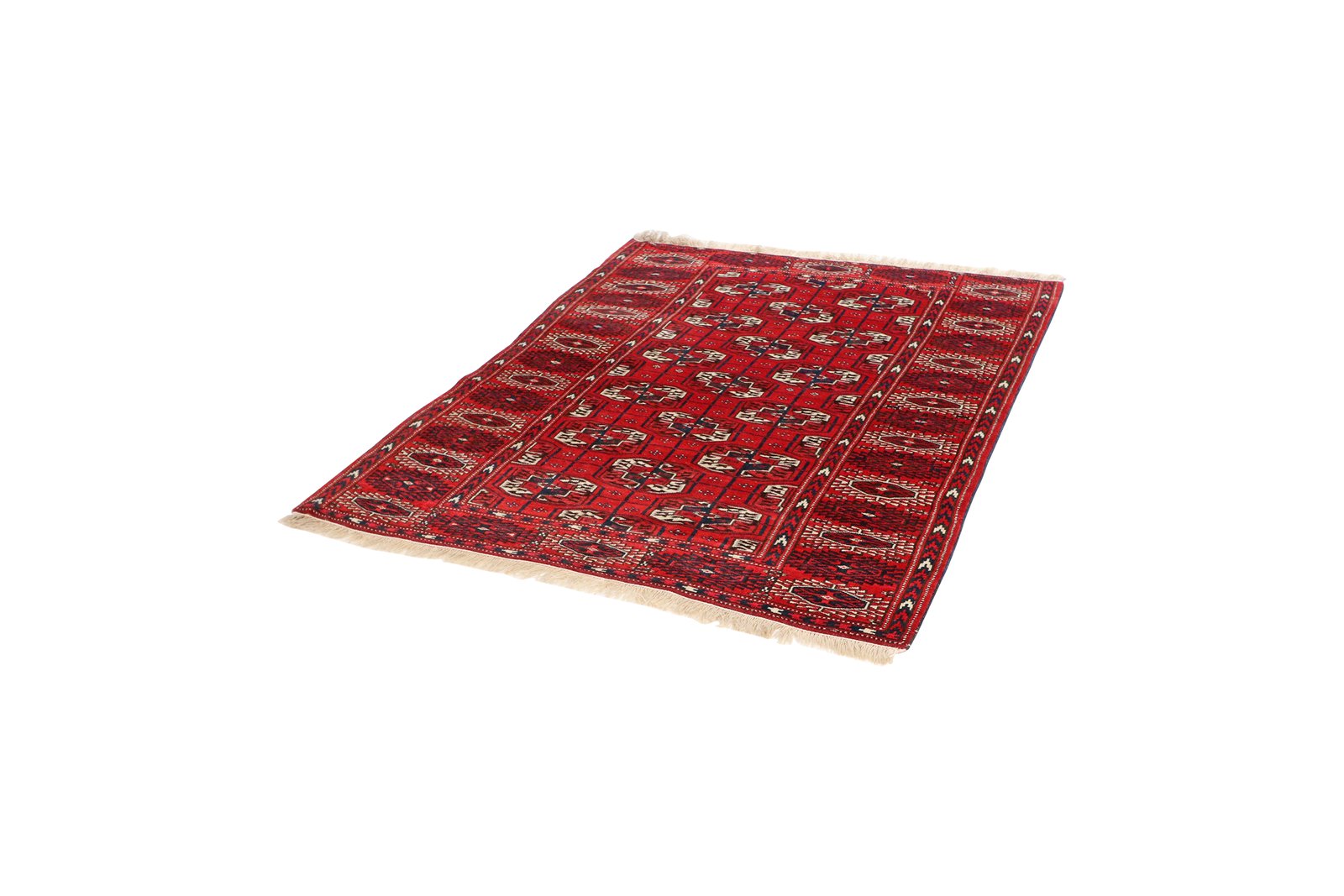 Buchara — Hand-knotted, 120x157 cm, Red, 100% Virgin Wool | View 5