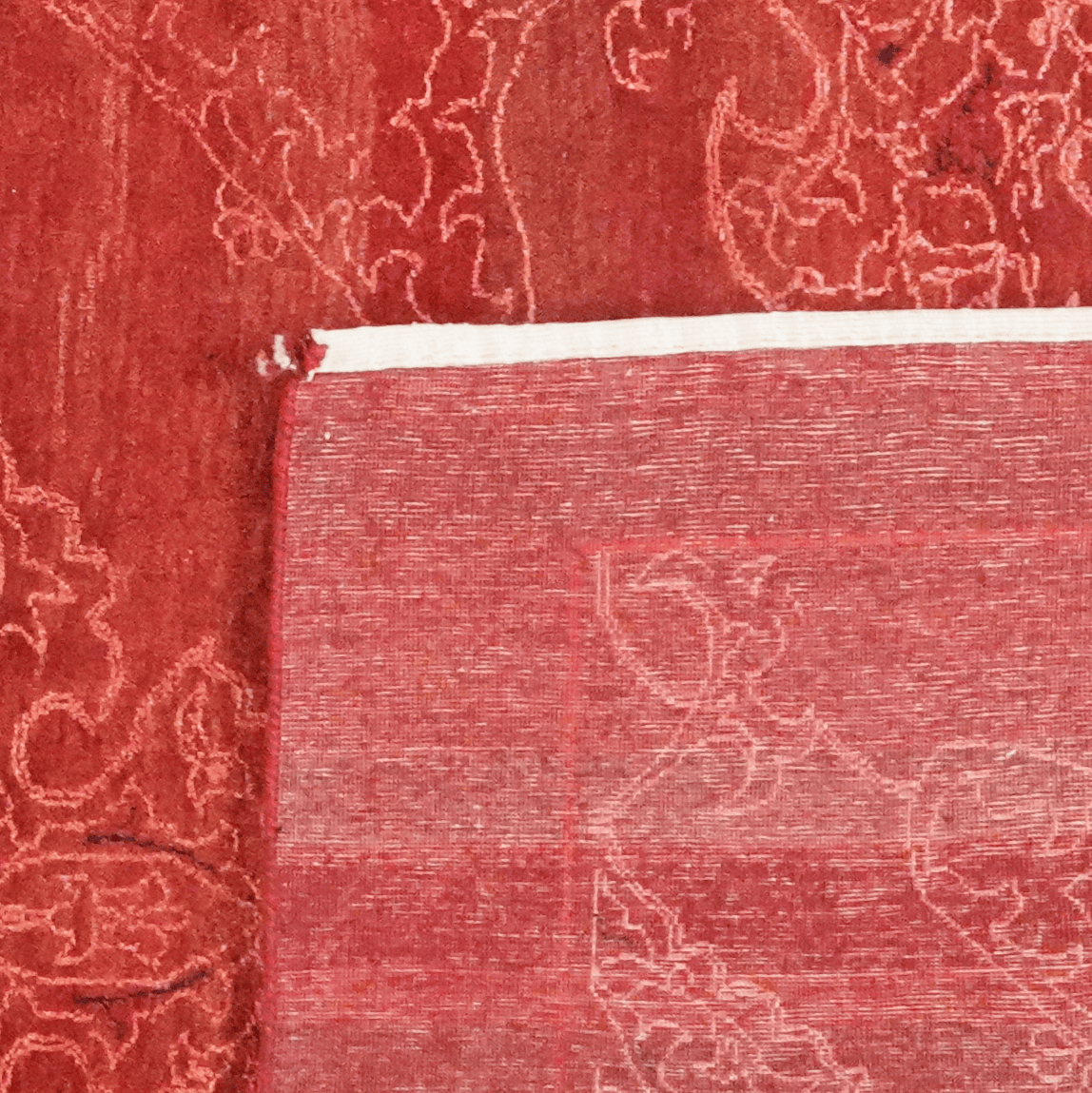 Rizbaf — Hand-knotted, 270x364 cm, Red, 100% Virgin Wool | View 6
