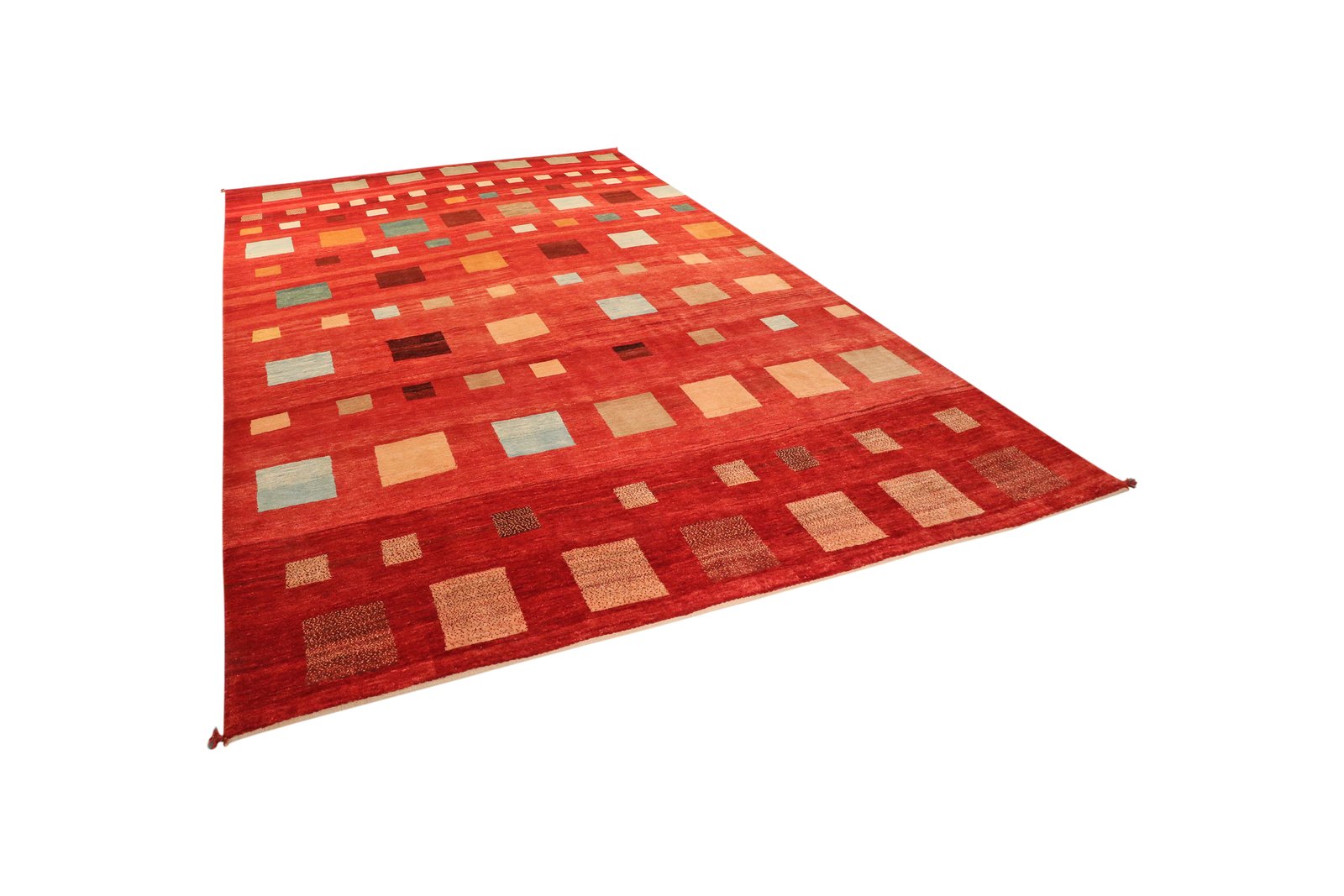 Rizbaf — Hand-knotted, 247x336 cm, Red, 100% Virgin Wool | View 5